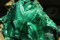 Natural Chatoyant Silky Malachite Specimens  x 6 From Kasompe, Congo - Toprock Gemstones and Minerals 