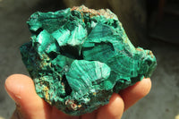 Natural Chatoyant Silky Malachite Specimens  x 6 From Kasompe, Congo - Toprock Gemstones and Minerals 