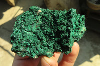 Natural Chatoyant Silky Malachite Specimens  x 6 From Kasompe, Congo - Toprock Gemstones and Minerals 