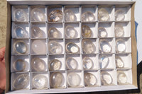 Polished Clear Quartz Crystal Galet / Palm Stones x 35 From Madagascar - Toprock Gemstones and Minerals 