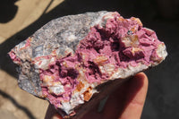 Natural Pink Salrose Cobaltion Dolomite Specimens x 4 From Kakanda, Congo - Toprock Gemstones and Minerals 