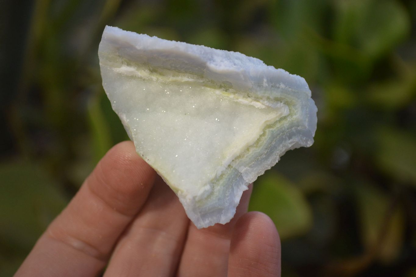 Natural Etched Blue Chalcedony Specimens  x 12 From Nsanje, Malawi - Toprock Gemstones and Minerals 