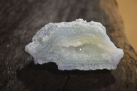 Natural Etched Blue Chalcedony Specimens  x 12 From Nsanje, Malawi - Toprock Gemstones and Minerals 