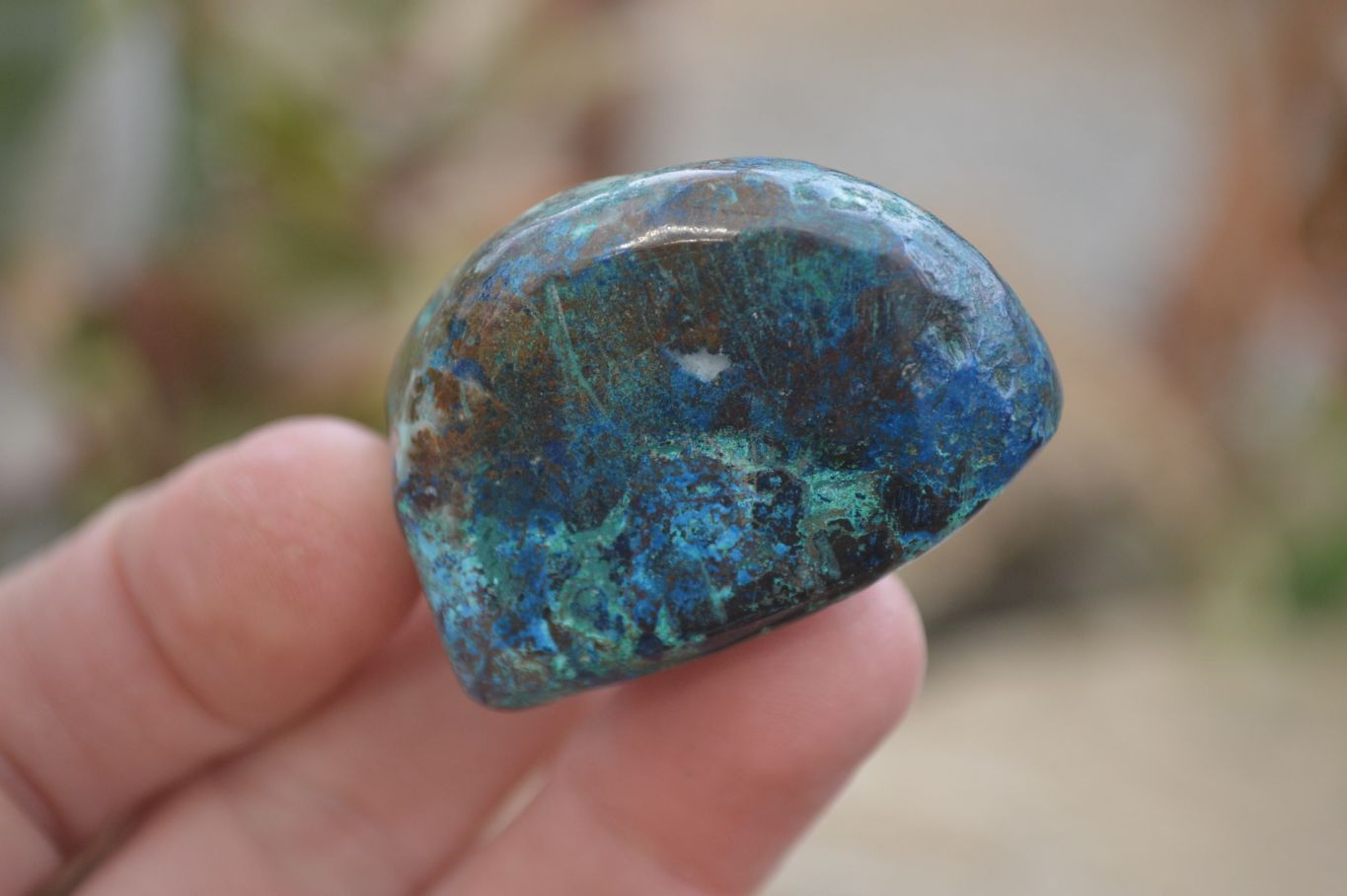 Polished Mini Shattuckite Free Forms x 20 From Congo - Toprock Gemstones and Minerals 