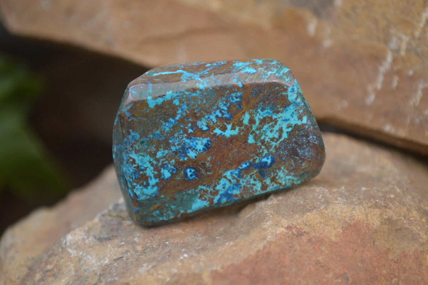 Polished Mini Shattuckite Free Forms x 20 From Congo - Toprock Gemstones and Minerals 