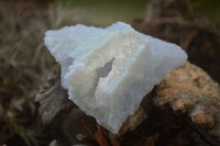 Natural Etched Blue Chalcedony Specimens  x 12 From Malawi - Toprock Gemstones and Minerals 