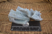 Natural Etched Blue Chalcedony Specimens  x 12 From Malawi - Toprock Gemstones and Minerals 