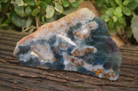 Polished One Side Polished Watermelon Fluorite Pieces  x 2 From Namibia - Toprock Gemstones and Minerals 