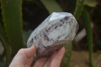 Polished Rubellite Pink Tourmaline Matrix Points x 2 From Karibib, Namibia - Toprock Gemstones and Minerals 
