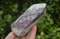 Polished Rubellite Pink Tourmaline Matrix Points x 2 From Karibib, Namibia - Toprock Gemstones and Minerals 