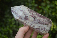 Polished Rubellite Pink Tourmaline Matrix Points x 2 From Karibib, Namibia - Toprock Gemstones and Minerals 