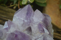 Natural Jacaranda Amethyst Clusters x 2 From Zambia - Toprock Gemstones and Minerals 