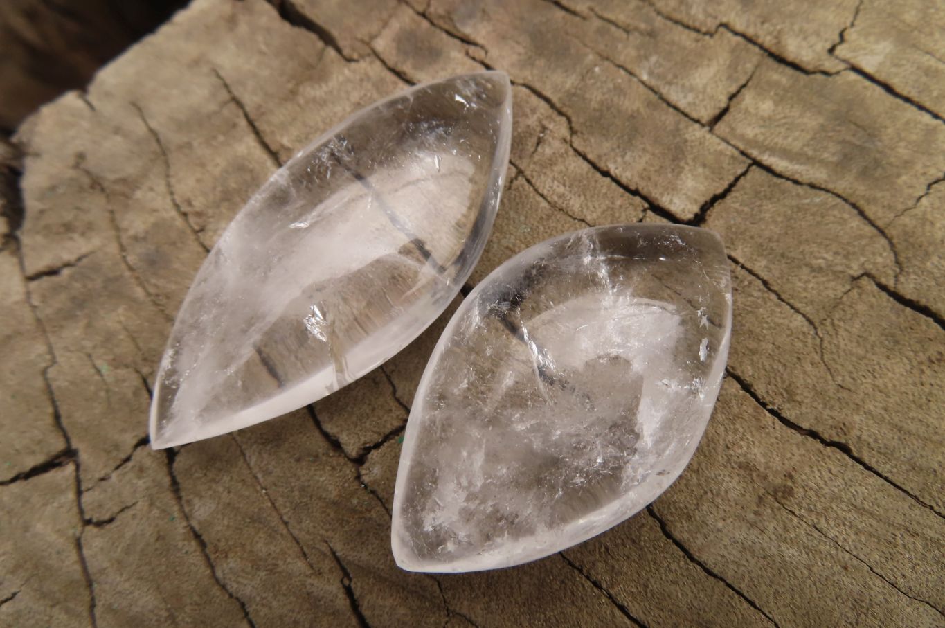 Polished Clear Quartz Angel Tears  x 20 From Madagascar - Toprock Gemstones and Minerals 