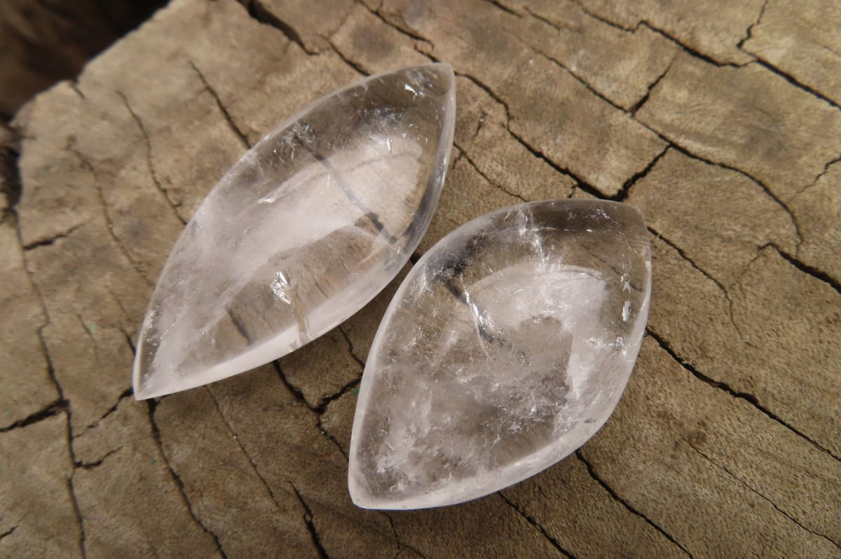 Polished Clear Quartz Angel Tears  x 20 From Madagascar - Toprock Gemstones and Minerals 