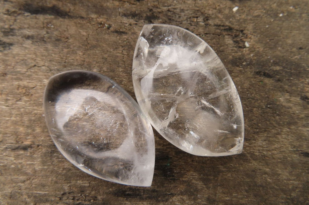 Polished Clear Quartz Angel Tears  x 20 From Madagascar - Toprock Gemstones and Minerals 
