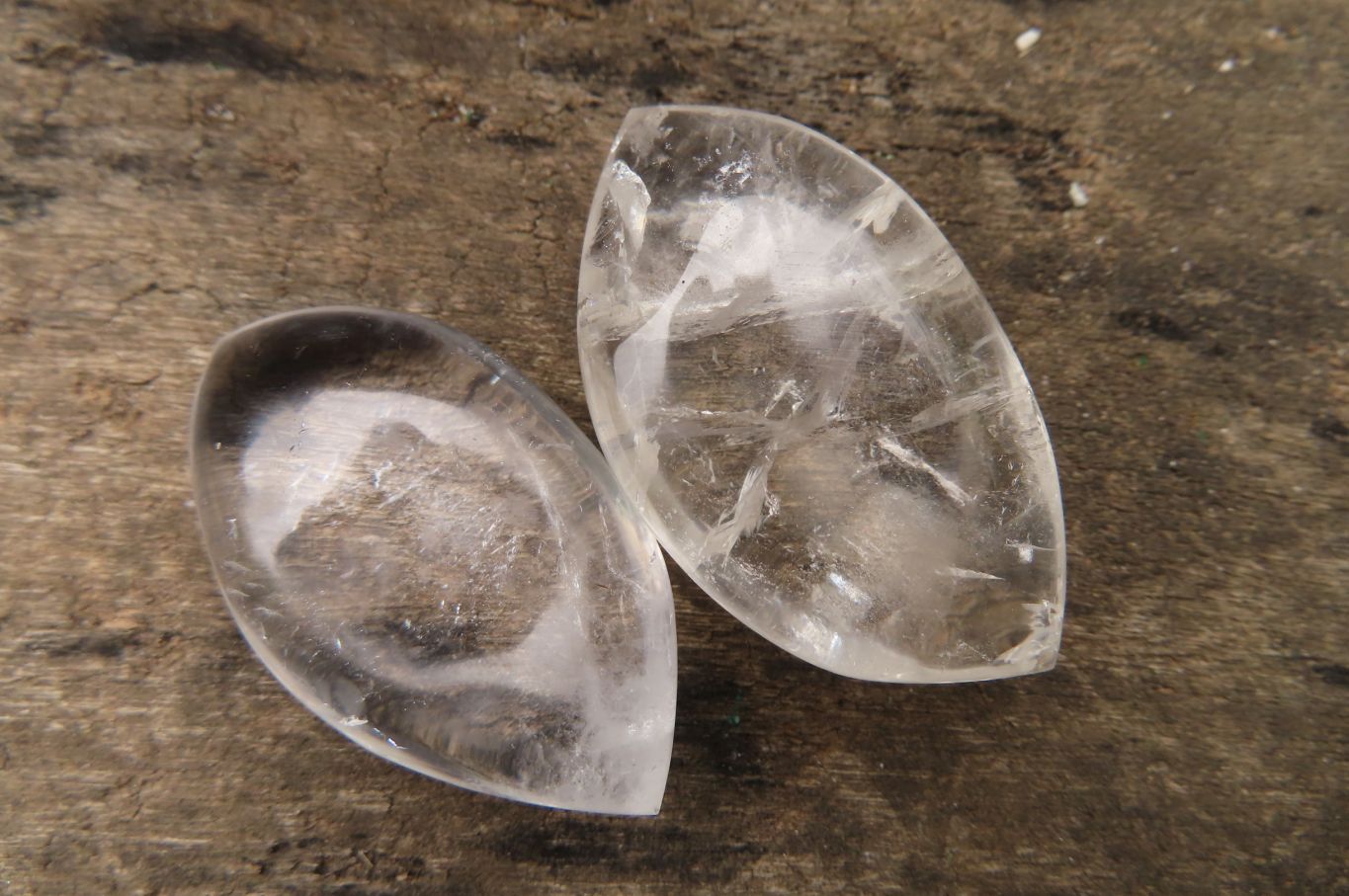 Polished Clear Quartz Angel Tears  x 20 From Madagascar - Toprock Gemstones and Minerals 