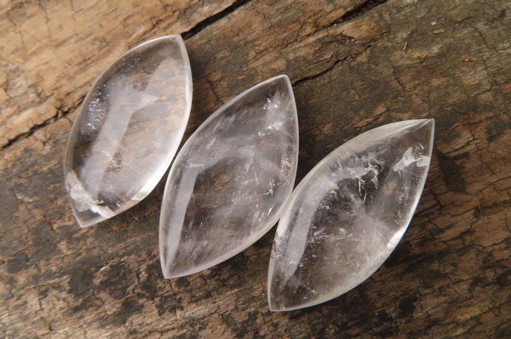 Polished Clear Quartz Angel Tears  x 20 From Madagascar - Toprock Gemstones and Minerals 