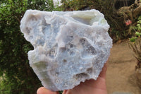 Natural Extra Large Etched Blue Chalcedony Specimen  x 1 From Malawi - Toprock Gemstones and Minerals 