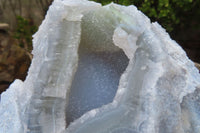 Natural Extra Large Etched Blue Chalcedony Specimen  x 1 From Malawi - Toprock Gemstones and Minerals 