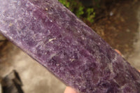 Polished Purple Lepidolite Points  x 3 From Madagascar - Toprock Gemstones and Minerals 
