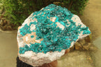 Natural Large Emerald Dioptase Dolomite Specimen  x 1 From Congo - Toprock Gemstones and Minerals 