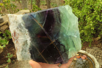 Polished One Side Polished Watermelon Fluorite Slab  x 1 From Uis, Namibia - Toprock Gemstones and Minerals 