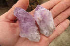 Natural Jacaranda Amethyst Crystals x 35 From Zambia - Toprock Gemstones and Minerals 