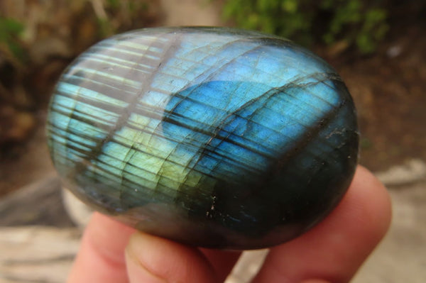 Polished Labradorite Galets  x 20 From Madagascar - Toprock Gemstones and Minerals 
