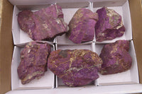 Natural Rare Metallic Purpurite Specimens x 6 From Namibia - Toprock Gemstones and Minerals 