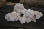 Natural Spirit Quartz Specimens  x 3 From South Africa - Toprock Gemstones and Minerals 