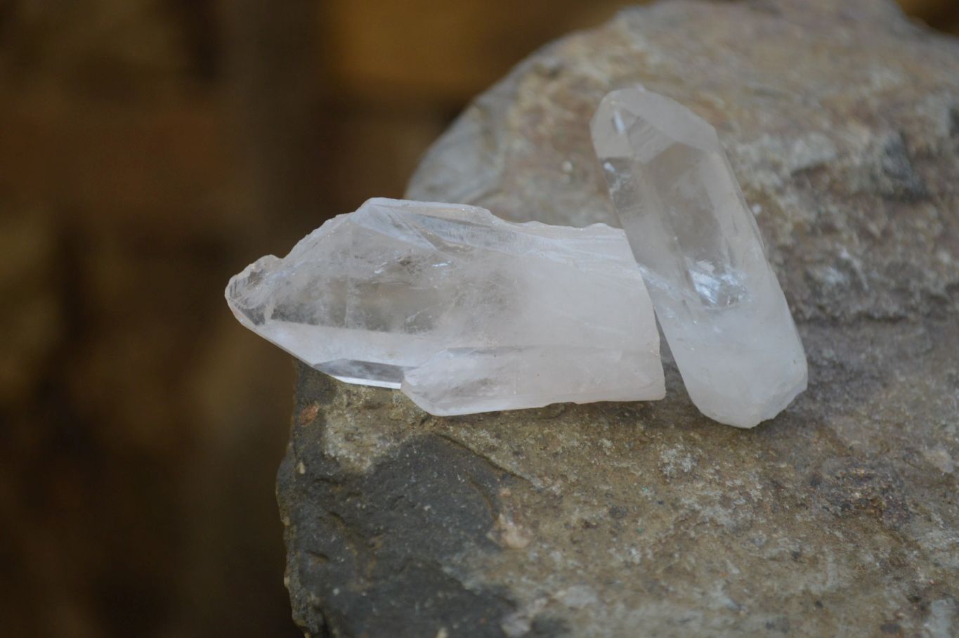 Natural Clear Quartz Crystals  x 35 From Madagascar - Toprock Gemstones and Minerals 