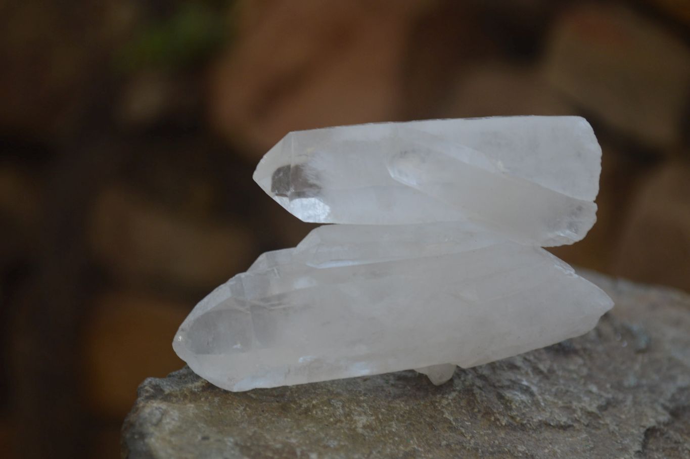 Natural Clear Quartz Crystals  x 35 From Madagascar - Toprock Gemstones and Minerals 