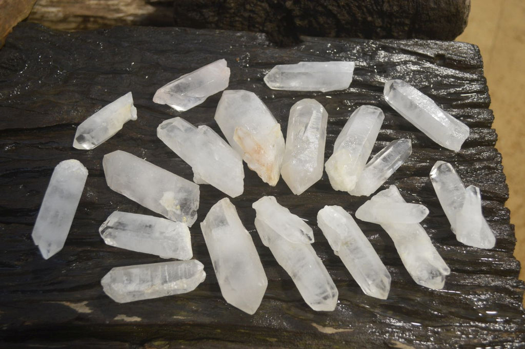 Natural Clear Quartz Crystals  x 35 From Madagascar - Toprock Gemstones and Minerals 