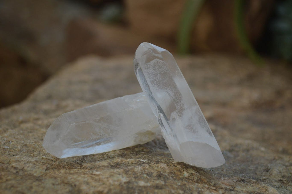 Natural Clear Quartz Crystals  x 35 From Madagascar - Toprock Gemstones and Minerals 