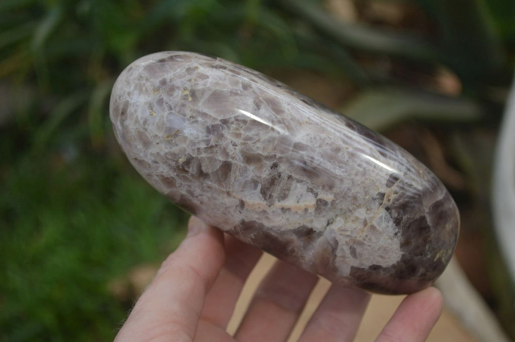 Polished Smokey Dream Amethyst Standing Free Forms x 2 From Madagascar - Toprock Gemstones and Minerals 