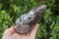 Polished Smokey Dream Amethyst Standing Free Forms x 2 From Madagascar