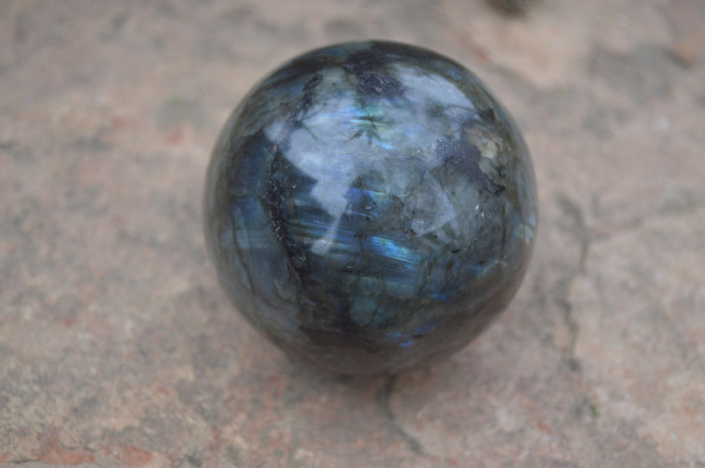 Polished Labradorite Spheres  x 2 From Madagascar - Toprock Gemstones and Minerals 