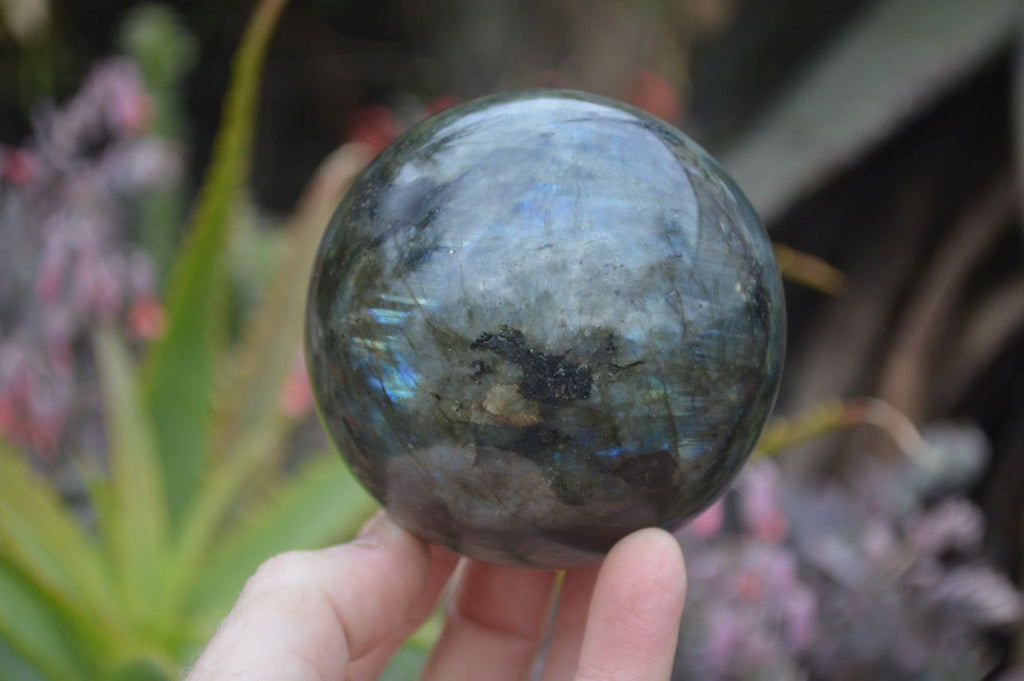 Polished Labradorite Spheres  x 2 From Madagascar - Toprock Gemstones and Minerals 