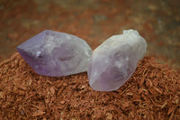 Polished Jacaranda Amethyst Crystals x 20 From Zambia - Toprock Gemstones and Minerals 