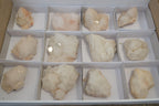 Natural Cascading Candle Quartz Crystal Specimens x 12 From Madagascar - Toprock Gemstones and Minerals 