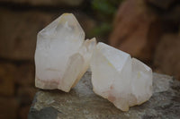 Natural Castle Quartz Specimens x 12 From Madagascar - Toprock Gemstones and Minerals 