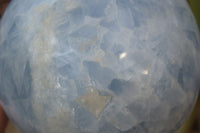 Polished Blue Calcite Sphere  x 1 From Madagascar - Toprock Gemstones and Minerals 