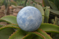 Polished Blue Calcite Sphere  x 1 From Madagascar - Toprock Gemstones and Minerals 