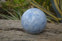 Polished Blue Calcite Sphere  x 1 From Madagascar - Toprock Gemstones and Minerals 