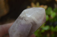 Polished Window Amethyst Crystals x 6 From Madagascar - Toprock Gemstones and Minerals 