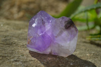 Polished Window Amethyst Crystals x 6 From Madagascar - Toprock Gemstones and Minerals 