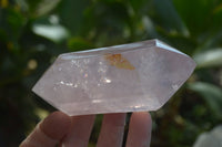 Polished Double Terminated Rose Quartz Points  x 6 From Madagascar - Toprock Gemstones and Minerals 