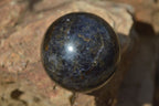 Polished Rare Iolite Spheres x 4 From Ambatofinandrahana, Madagascar - Toprock Gemstones and Minerals 