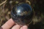 Polished Rare Iolite Spheres x 4 From Ambatofinandrahana, Madagascar - Toprock Gemstones and Minerals 