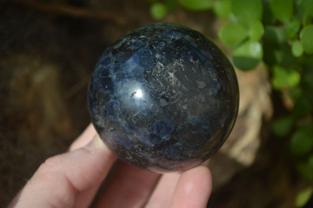 Polished Rare Iolite Spheres x 4 From Ambatofinandrahana, Madagascar - Toprock Gemstones and Minerals 